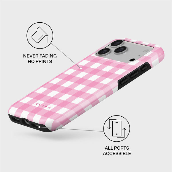 【新品】BURGA マーブルデザイン ハードケース　ピンク　iPhone17 Think Pink - iPhone 17 Pro Max Case | BURGA