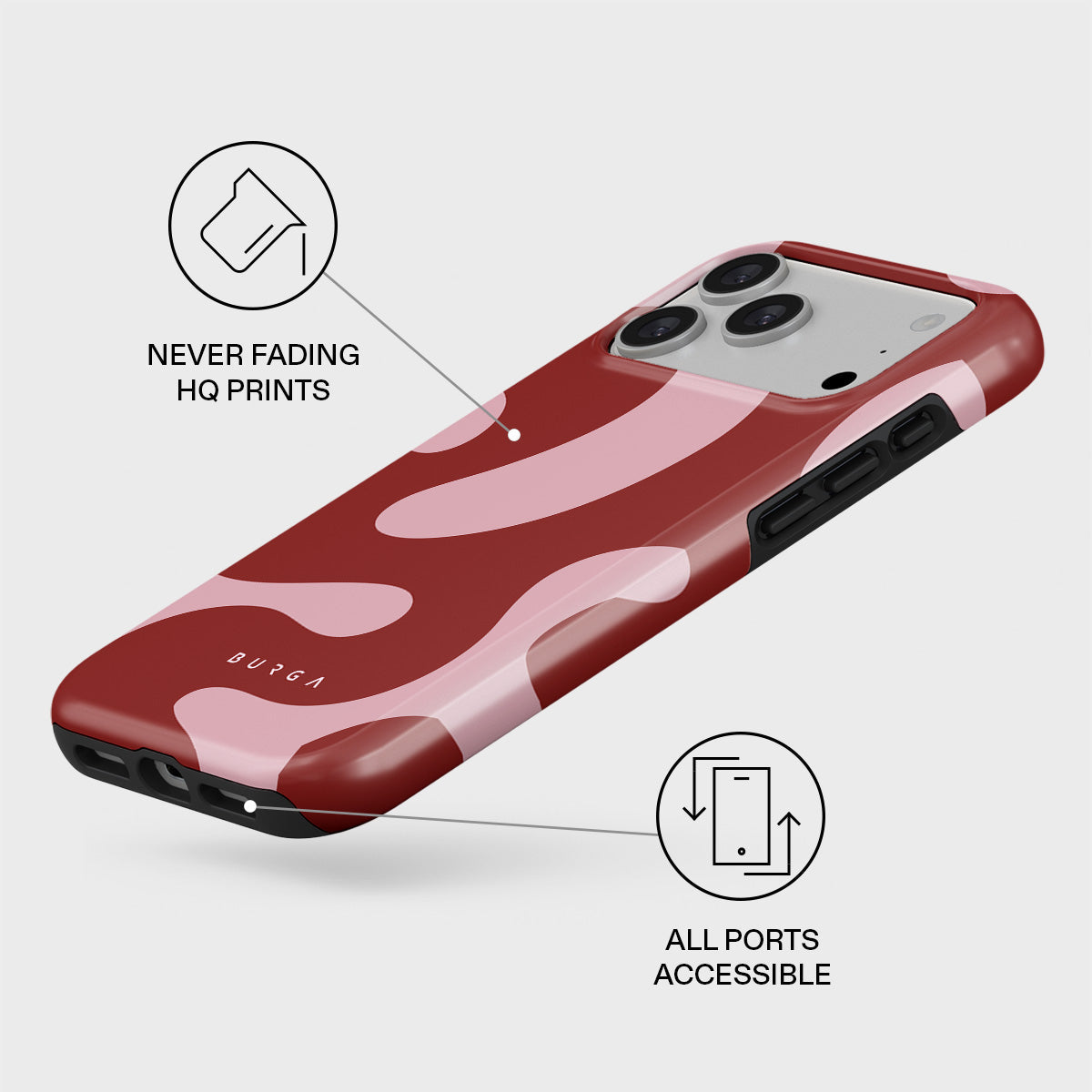 【新品】BURGA Love Letter- iPhone 17proケース Love Letter - iPhone 17 Pro Case | BURGA