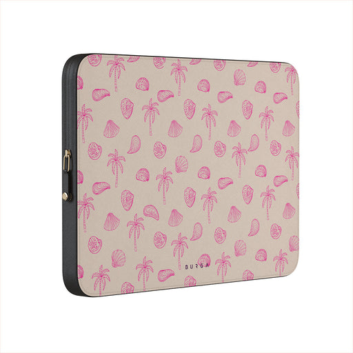 Cute Laptop Sleeve 14 Inch Beach Please Leather Laptop Sleeve BURGA