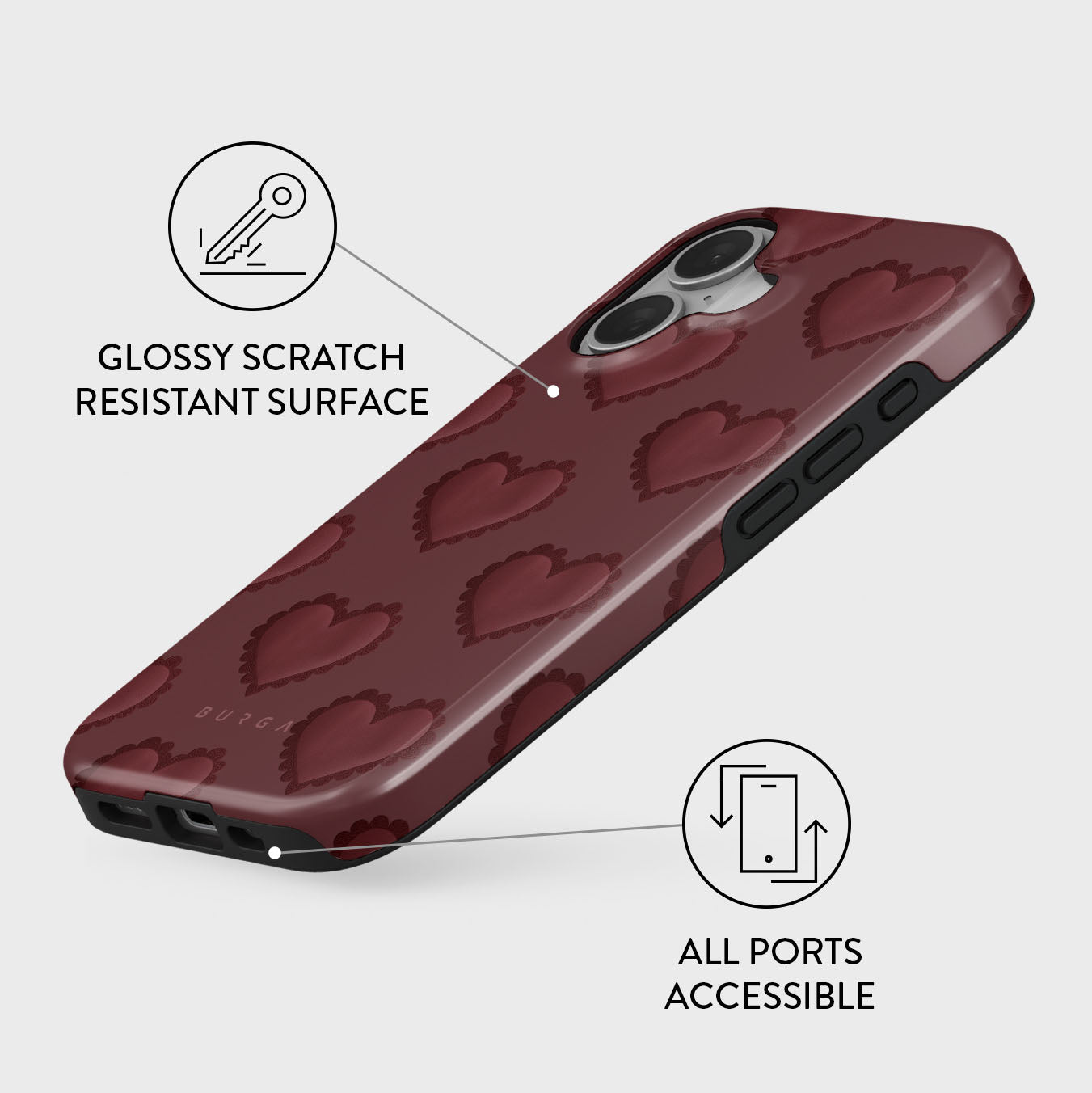 BURGA iPhone16ケース　Lover Lover - iPhone 16 ケース | BURGA