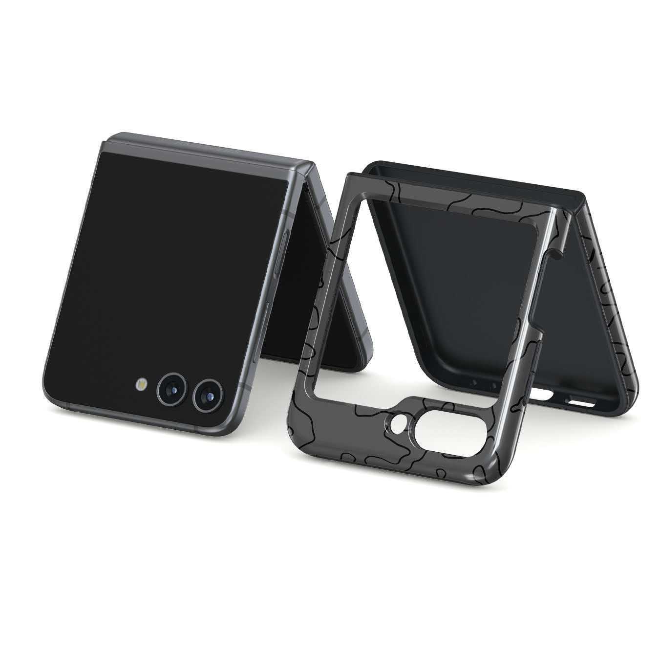 Black Rock - Samsung Galaxy Z Flip 5 Case | BURGA