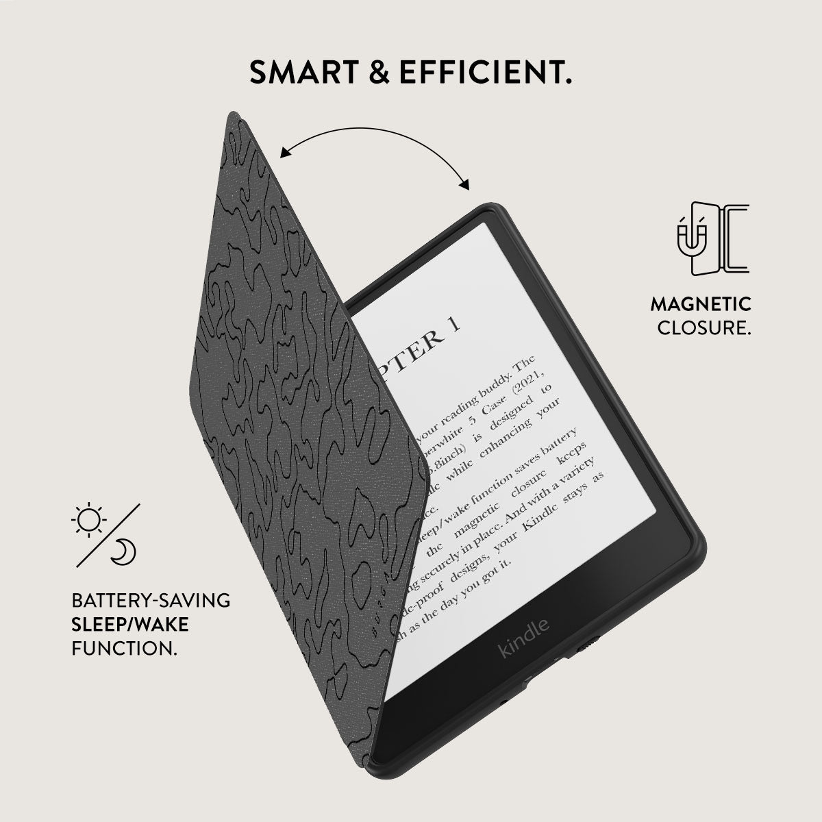 Black Rock - Kindle Paperwhite (11th Gen) Case | BURGA