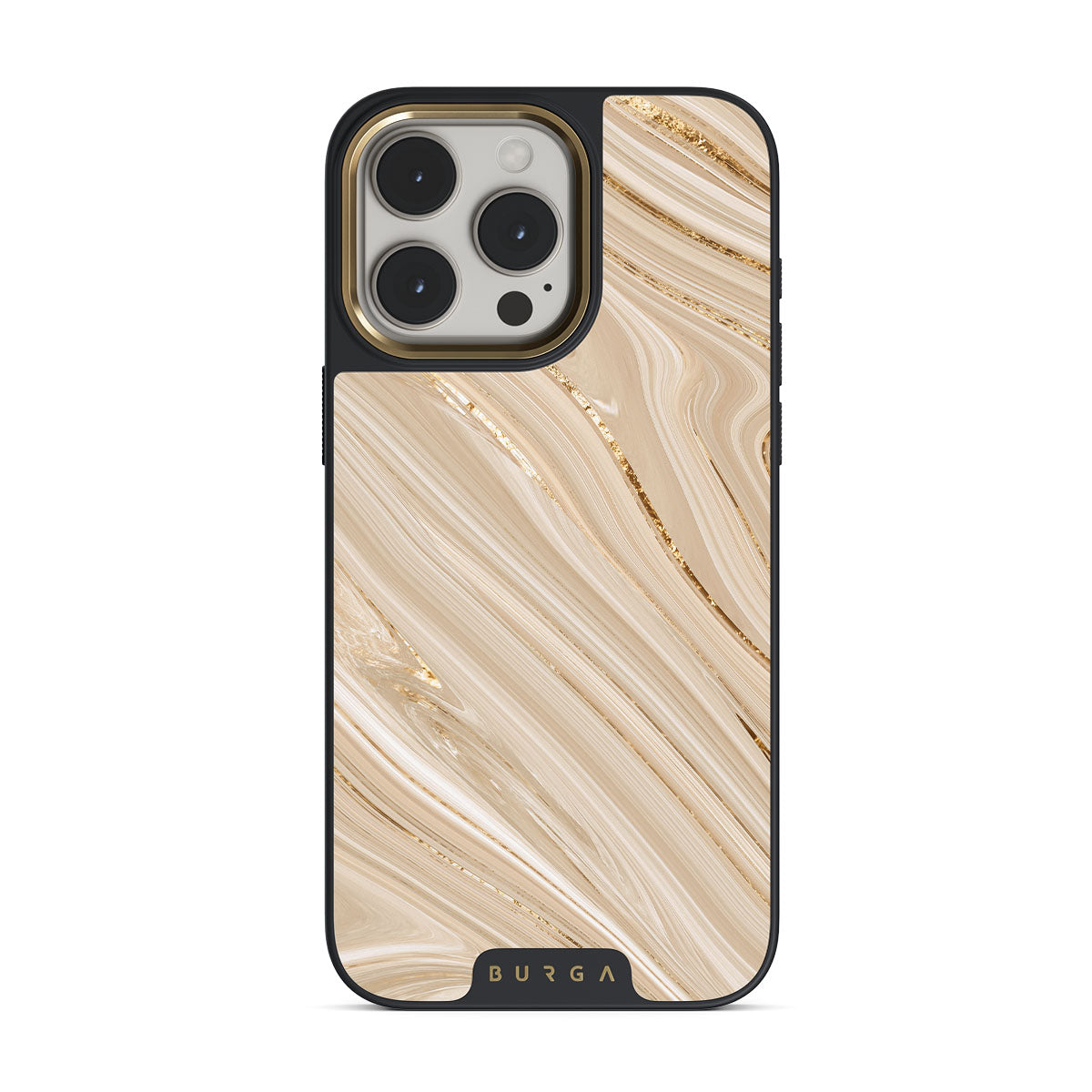 Full Glam - Beige iPhone 15 Pro Max Case | BURGA