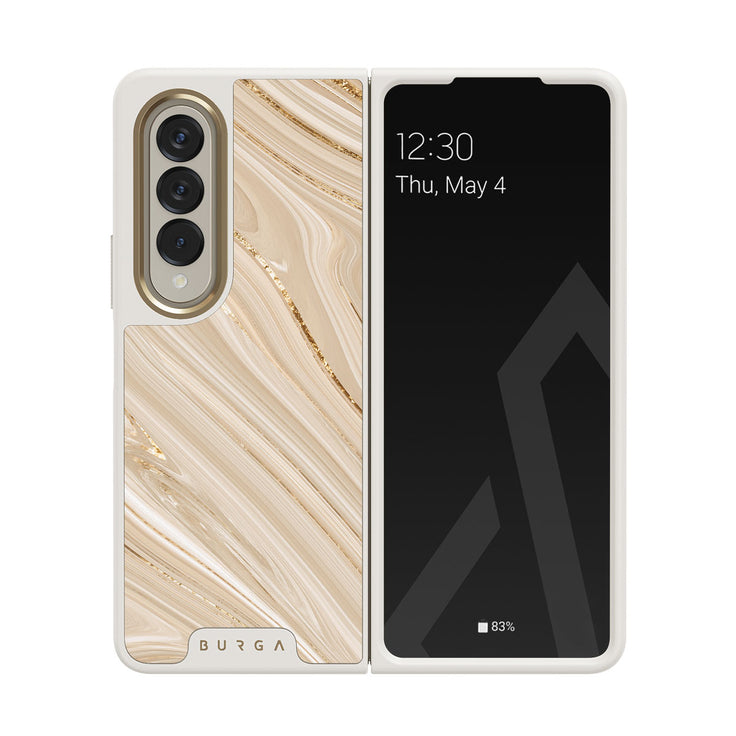 Full Glam - Beige Samsung Galaxy Z Fold 4 Case