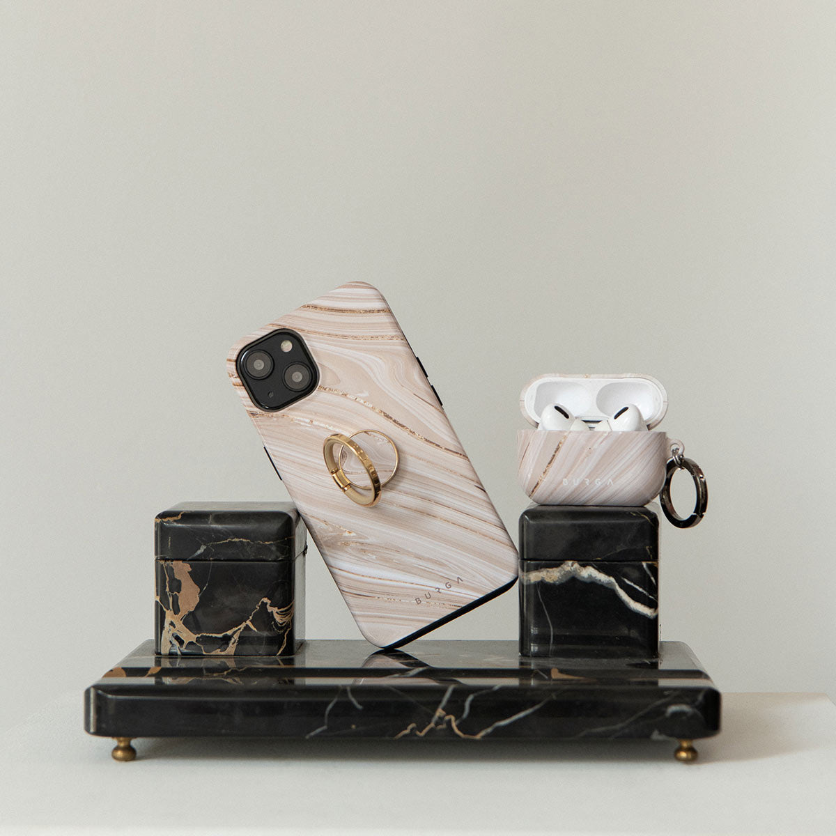 Full Glam - Beige iPhone 17 Pro Case | BURGA
