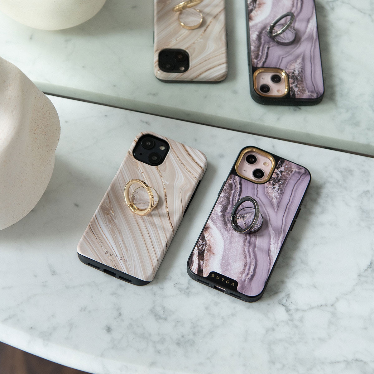 Full Glam - Beige iPhone 17 Pro Case | BURGA