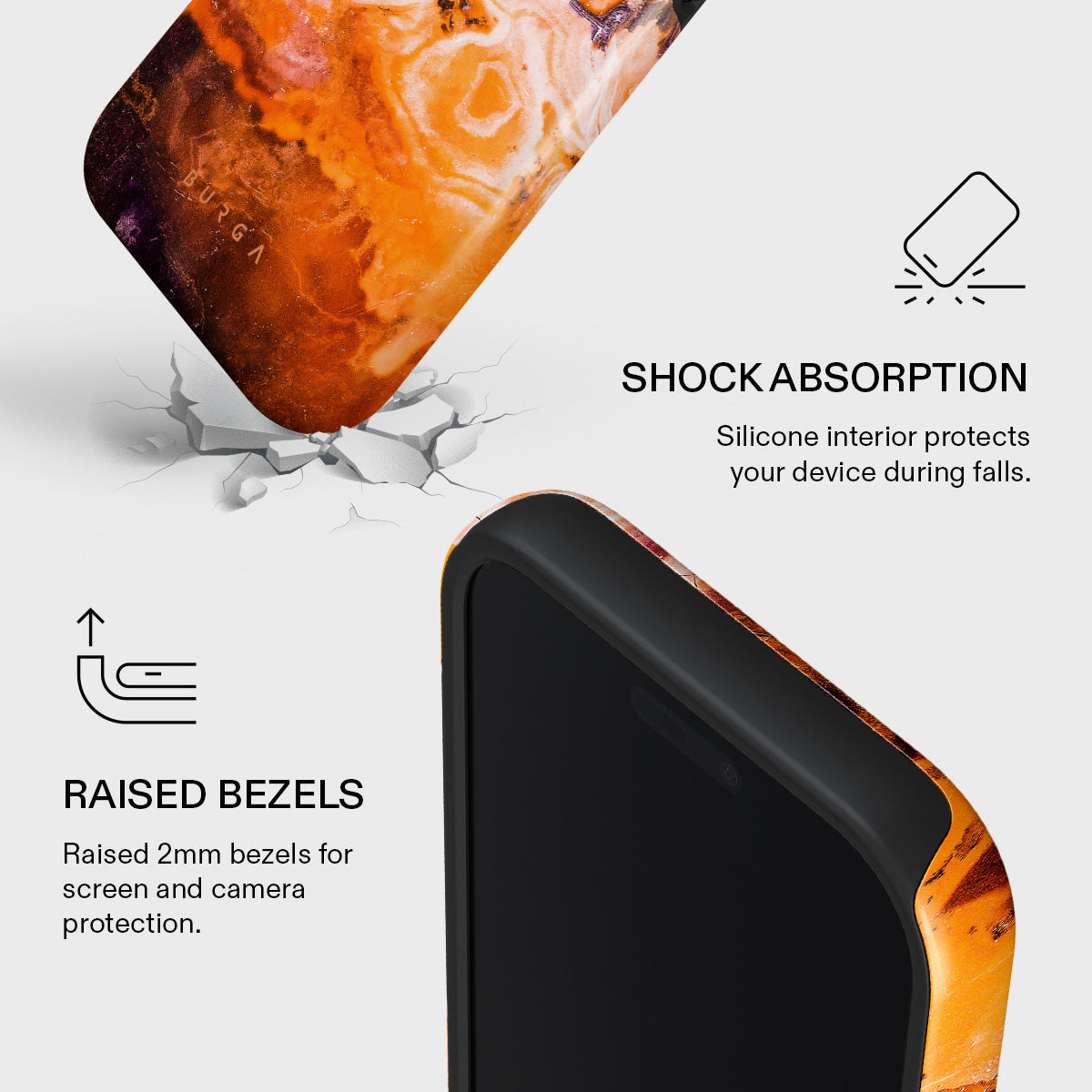 Pumpkin Spice - Orange iPhone 17 Pro Case | BURGA