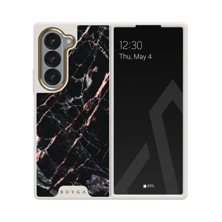Rose Gold Marble - Samsung Galaxy Z Fold 6 Case