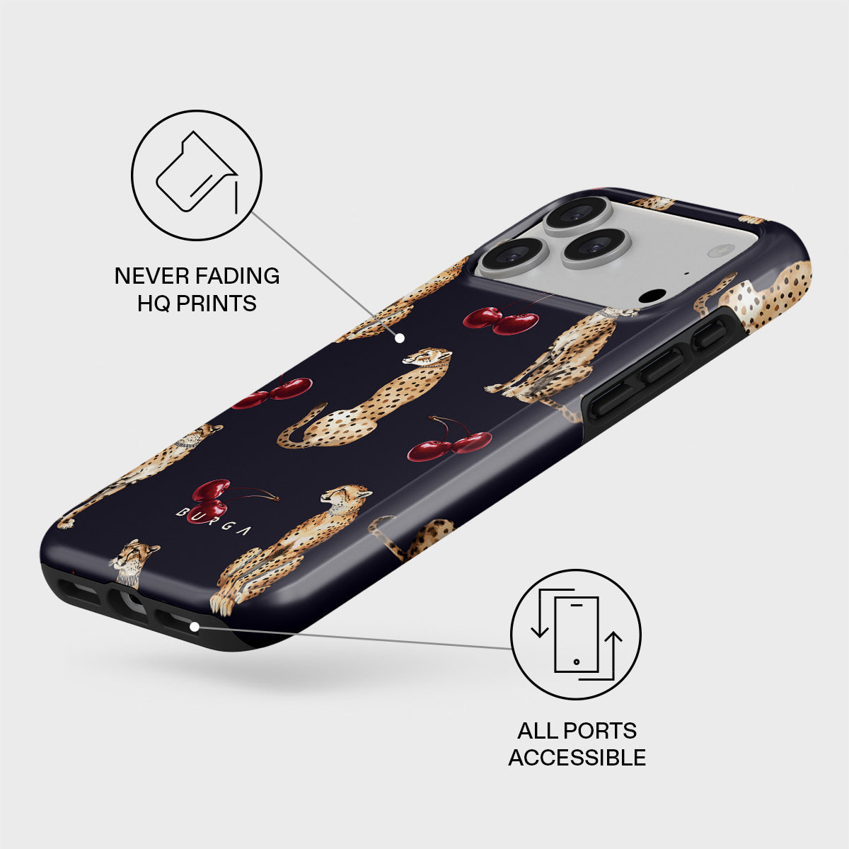 BURGA スマホケースセット　iPhone17用 Cougar - iPhone 17 Pro Max Case | BURGA