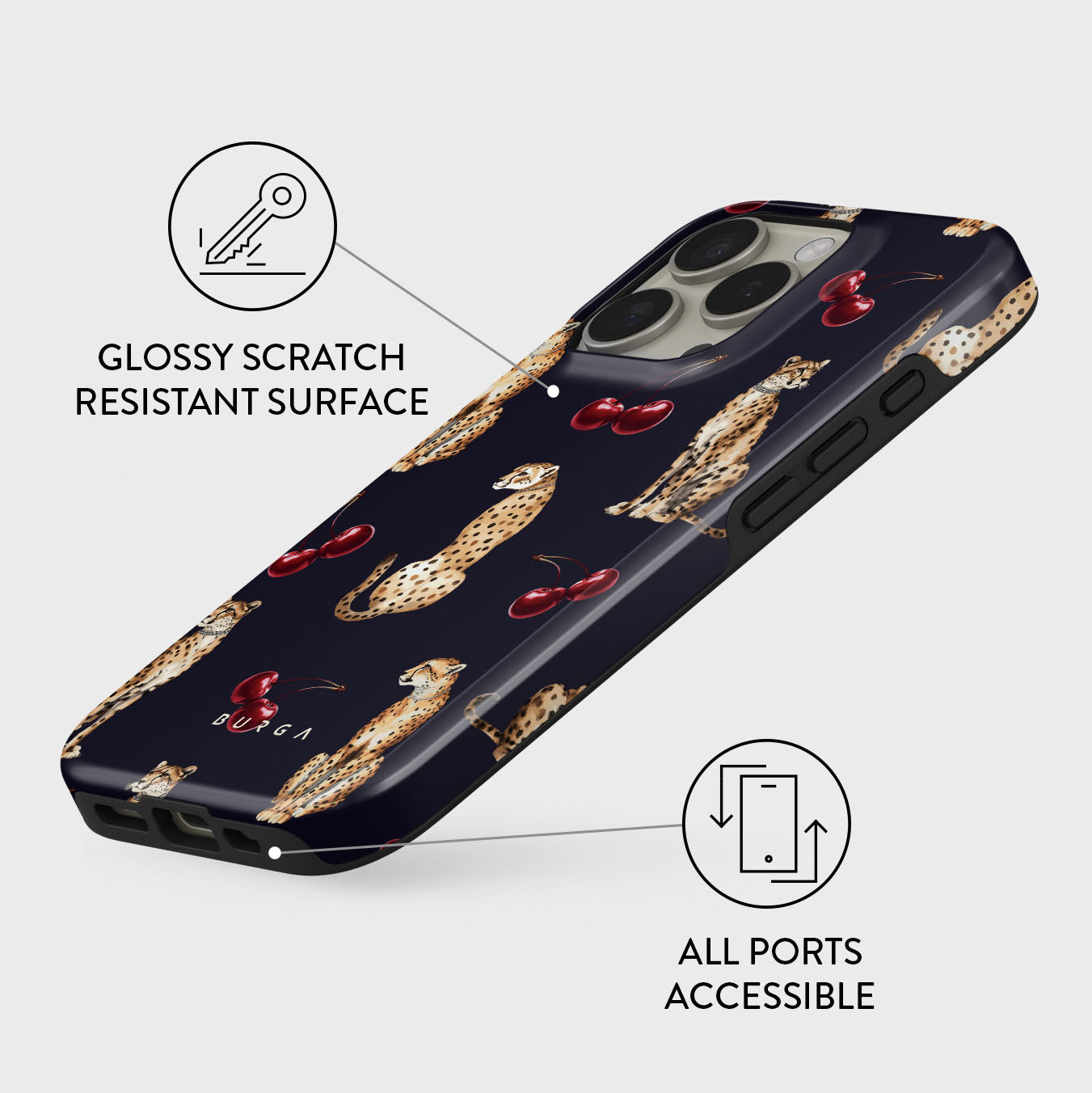 Cougar - iPhone 16 Pro Case | BURGA