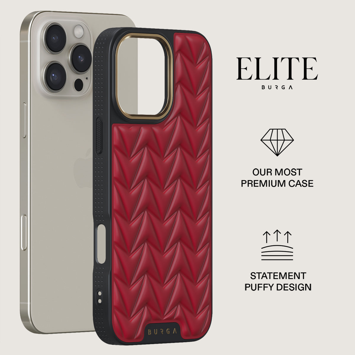 Cherry - iPhone 16 Pro Max Case | BURGA