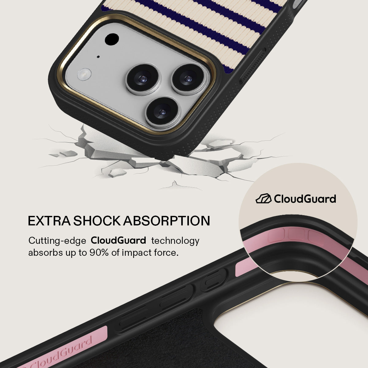 【BURGA】iPhone17Pro ケース　& リングホルダー Old Money - iPhone 17 Pro Case | BURGA