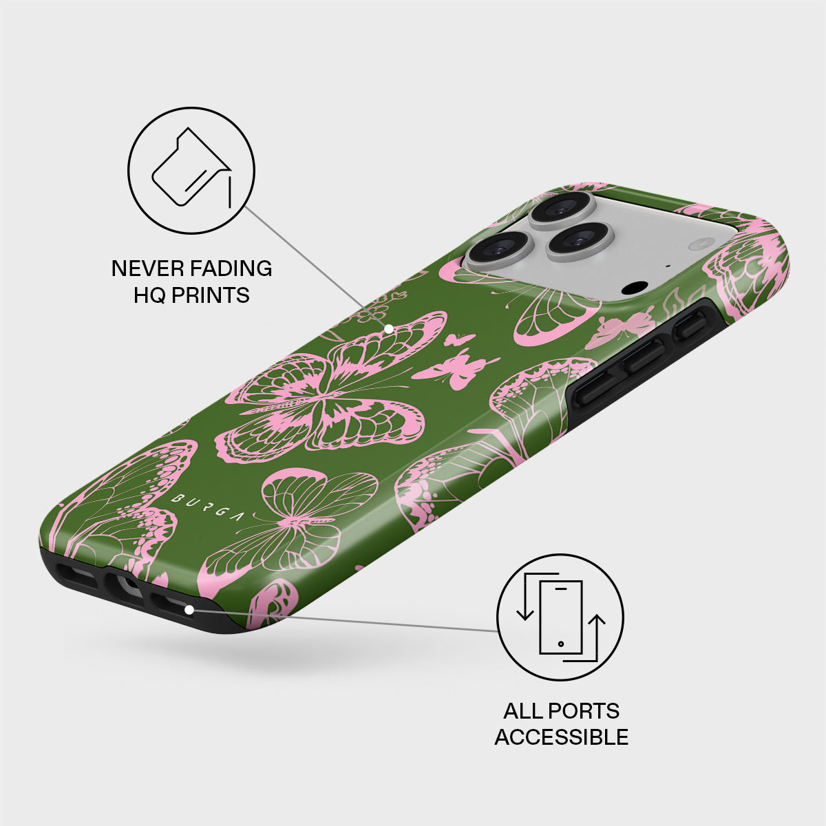 No Regrets - iPhone 17 Pro Max Case | BURGA