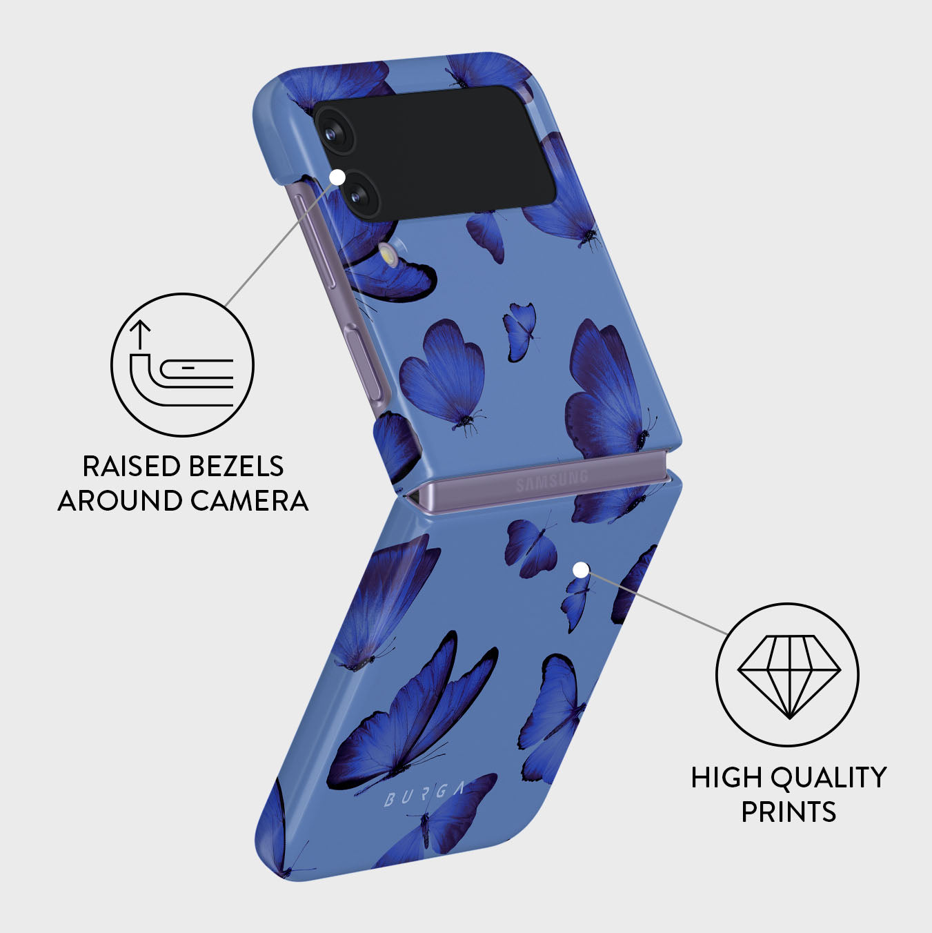 Spring Court - Samsung Galaxy Z Flip 4 Case | BURGA