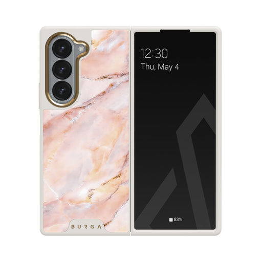 Morning Sunshine - Pastel Marble Samsung Galaxy Z Fold 6 Case