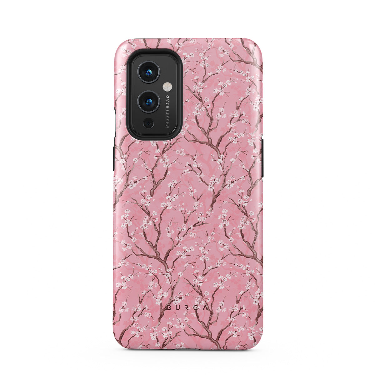 Custodia In Pelle PU EASSGU Per OnePlus 8T / 9R - Cover In Stile Business Con Retro In Pelle Rossa E Bordo In TPU