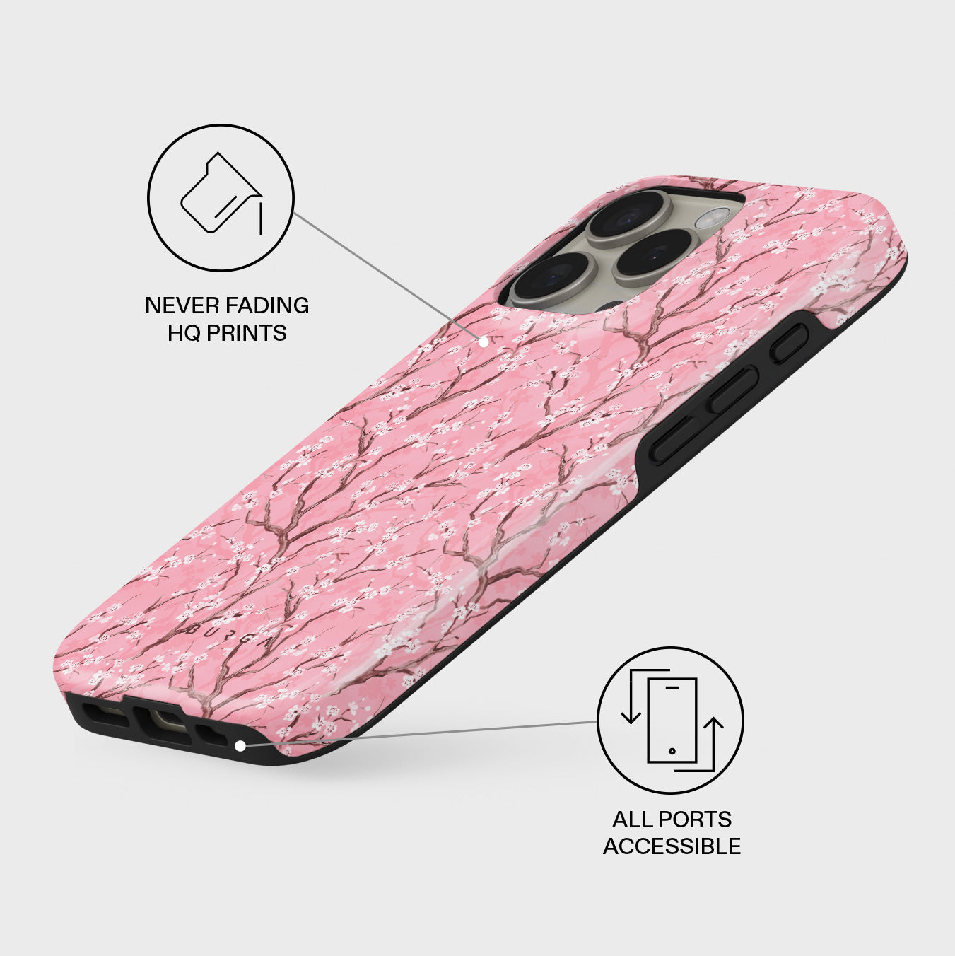 Sakura - iPhone 16 Pro Max Case | BURGA
