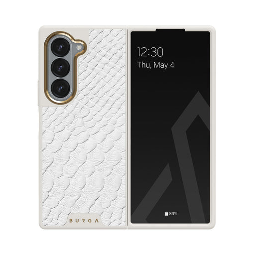 Glacial Desert - White Snakeskin Samsung Galaxy Z Fold 6 Case