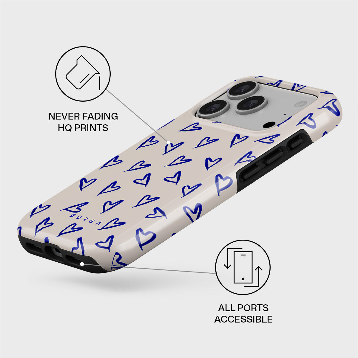 【新品】BURGA Love Letter- iPhone 17proケース Love Letter - iPhone 17 Pro Case | BURGA