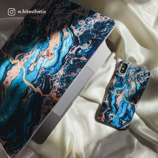 Mystic River Blue Marble iPhone 13 Case BURGA