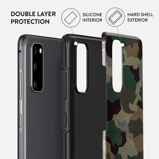 Tropical Green Camo Samsung Galaxy S20 FE 4G 5G Case BURGA