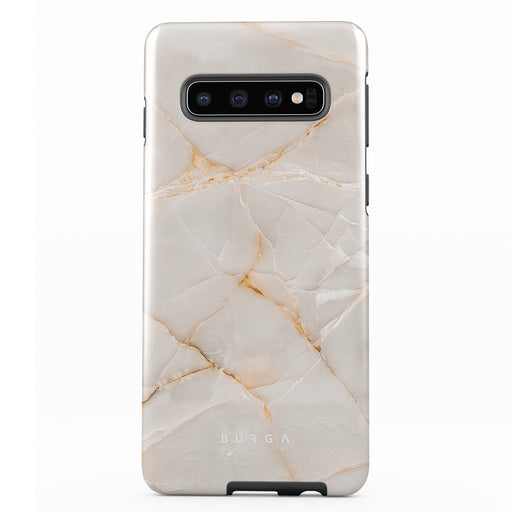 Vanilla Sand Marble Samsung Galaxy S10 Plus Case BURGA