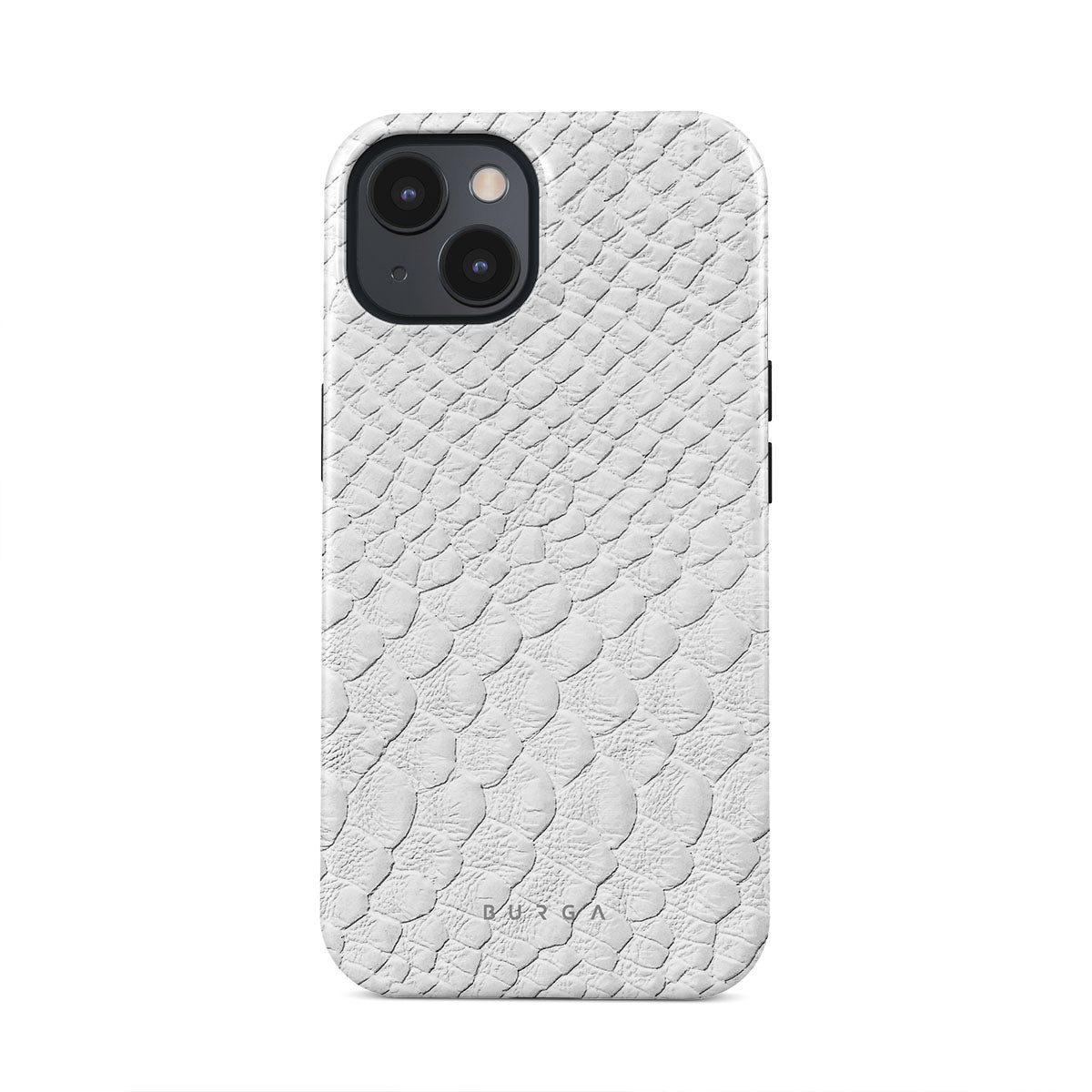 Glacial Desert - White Snakeskin iPhone 14 Plus Case | BURGA